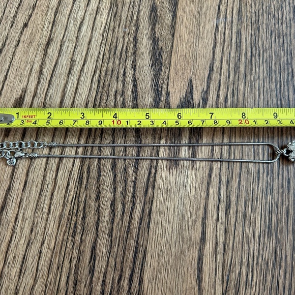 Brighton White Crystal Heart Necklace - Picture 6 of 6